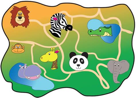 zoo mapa map   fictional zoo ideal  early years role play