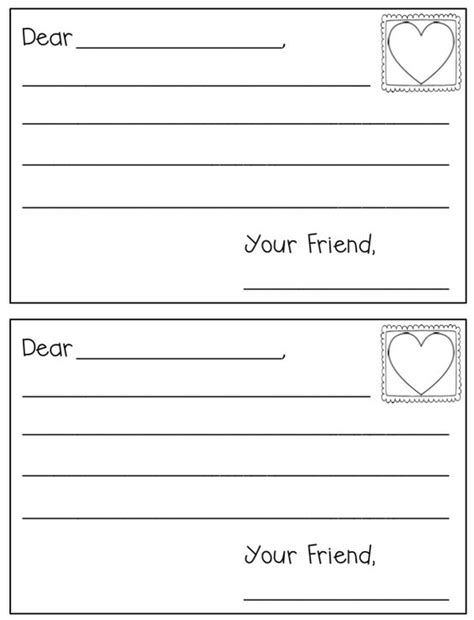 blank letter writing template  kids sample design templates
