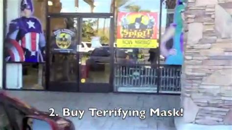 dumpert halloweenmasker schrik prank