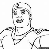 Coloring Pages Russell Wilson Tony Football Gonzales sketch template