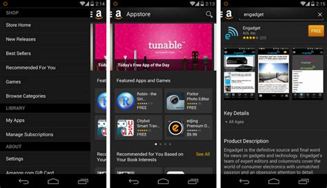 amazon appstore  android joins  modern era   slicker interface aivanet
