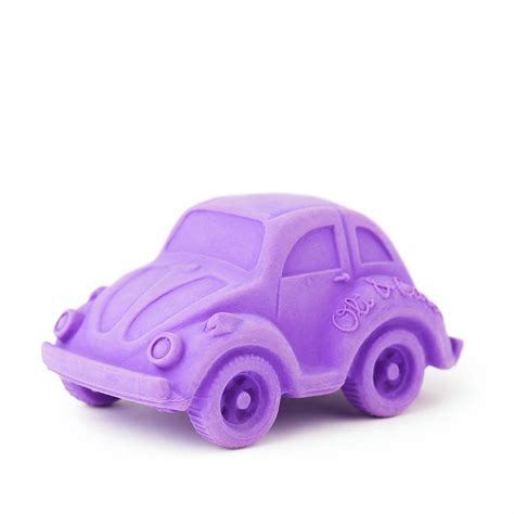 oli carol bath teething toy retro beetle car xl purple leo bella