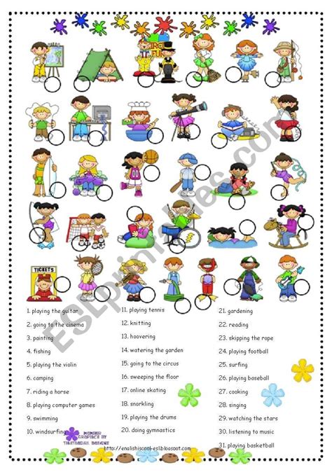 esl worksheets collection rugby rumilly