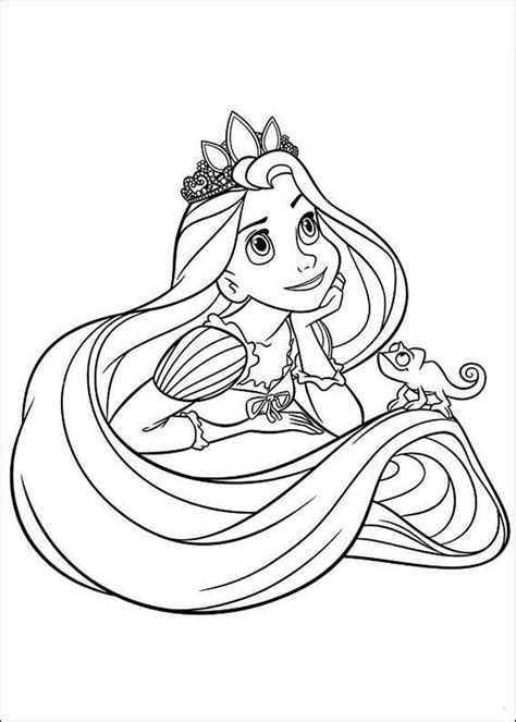 tangled coloring pages princess rapunzel flynn rider printcolorcraft