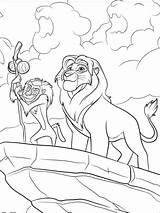 Rafiki Leao Guard Leão Getdrawings Rani Simba Kion Coloringfolder sketch template