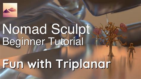 nomad sculpt beginner tutorial sculpting  triplanar youtube