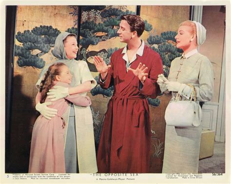 sandy descher with june allyson leslie nielsen and ann sheridan in the 1956 movie the opposite