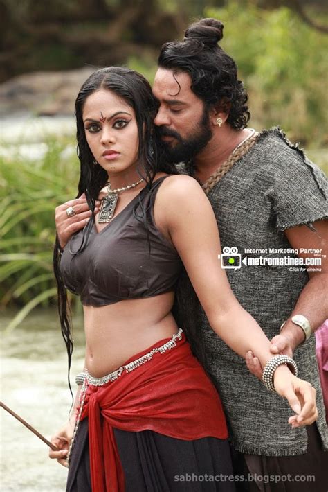 Karthika Hot Navel Show And Sexy Stills In Wet Dress For Malayalam