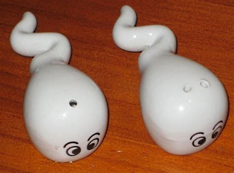 sold salt and pepper shakers sperm great gag t ceramic