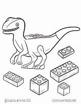 Dinosaur Legos sketch template