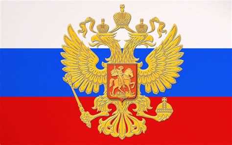 flag  national emblem  russia wallpapers  images wallpapers pictures
