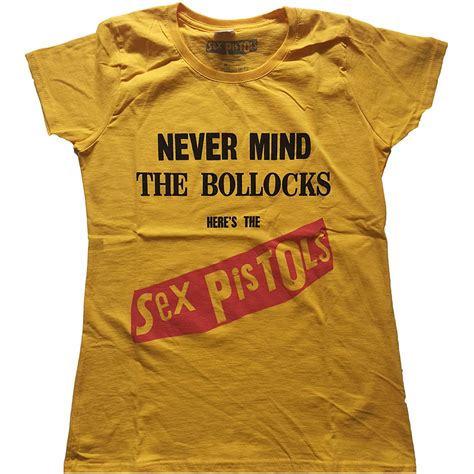 the sex pistols ladies t shirt never mind the bollocks original album