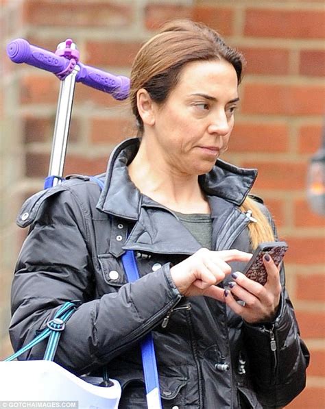 mel c goes make up free on the school run daily mail online