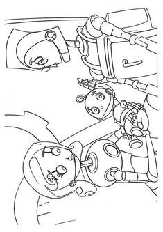 coloring pages robots