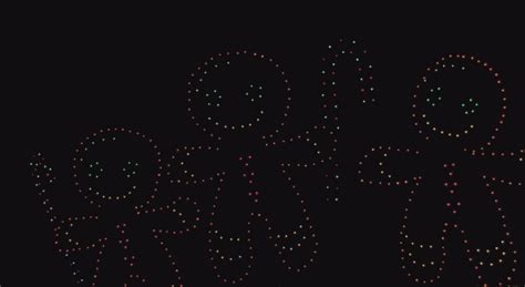 walmart lights   sky   holiday drone light show