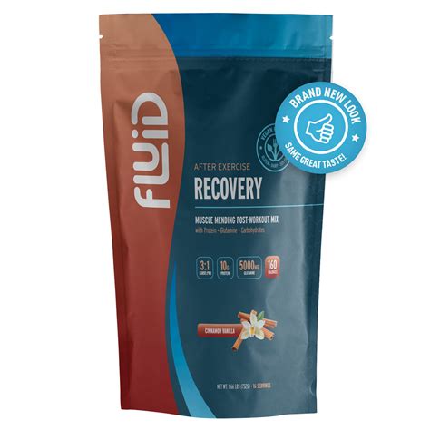 fluid recovery muscle mending post workout mix fluid sports nutrition