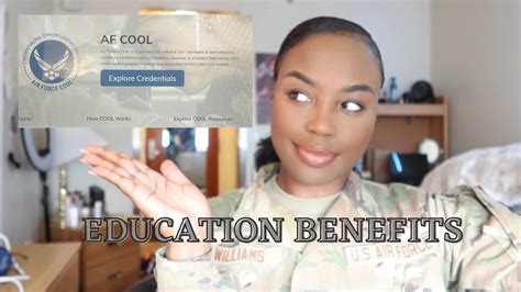 military education benefits  certificationslicenses air force