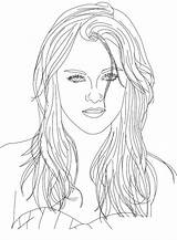 Coloring Pages Twilight People Kids Celebrity Realistic Stewart Kristen Color Print Adults Printable Colouring Celebrities Victorious American Justice Vampire Bella sketch template