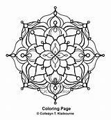 Mandala Pdf Coloring Expression Digital Clipartmag Drawing sketch template