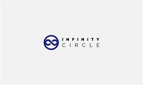 infinito cerchio simbolo  cartello infinito icona senza limiti logo