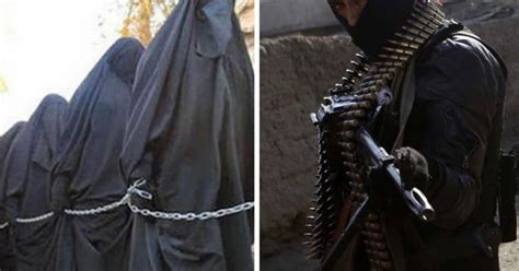 sick isis jihadis burn caged women alive after refusing to