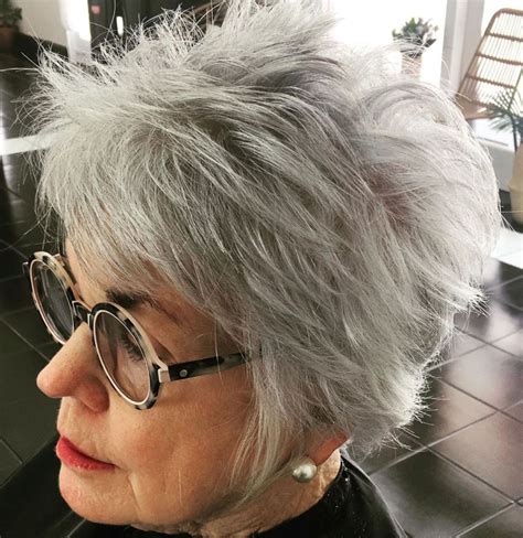 65 Gorgeous Gray Hair Styles To Inspire Your Next Chop Short Spiky