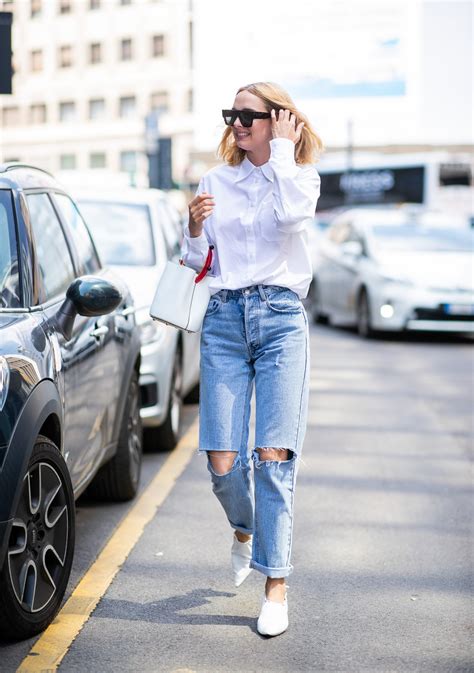 Outfit Ideas How To Wear A White Shirt Like A Fashion Person Glamour