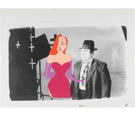 jessica rabbit production cel from who framed roger rabbit