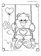 Coloring Care Pages Bear Kids Color Sheets Cartoon Bears Printable Character Carebears Book Tenderheart Print Colouring Para Colorir Found Ursinhos sketch template