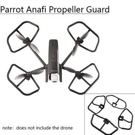 parrot anafi extend bumper bar propeller guard blade ring anti explosion anticollision pc quick