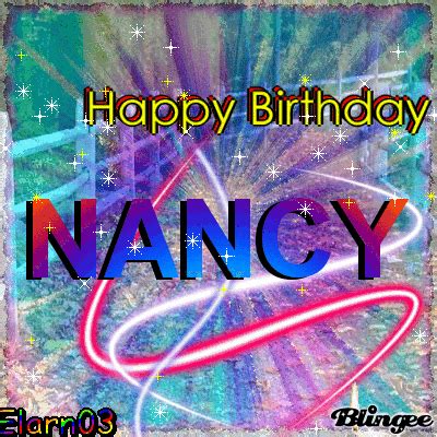 happy birthday nancy picture  blingeecom