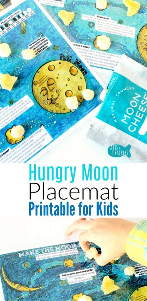 moon cheese and the hungry moon printable placemat