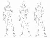 Drawing Male Anime Body Getdrawings sketch template