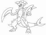 Pokemon Mega Coloring Garchomp Pages Evolution Evolved Colouring Print Color Printable Getcolorings Getdrawings Pokémon Library Rayquaza Popular Colorings sketch template
