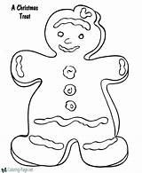 Coloring Christmas Pages Gingerbread Sheets Cookies Man Printable Colouring Cookie Print Theme Color Treats Sheet Template Kids Activity Clipart Printing sketch template