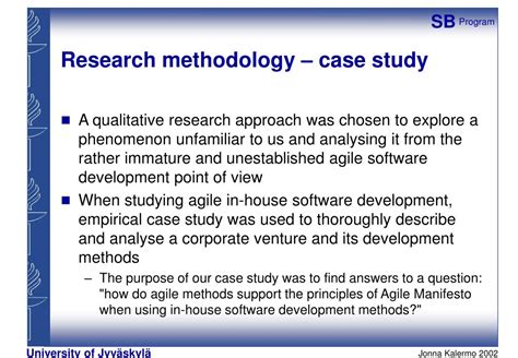 research case study methodology