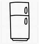 Fridge Refrigerator Clipartkey sketch template