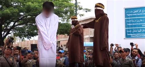 indonesian men caned for gay sex while onlookers cheered star observer