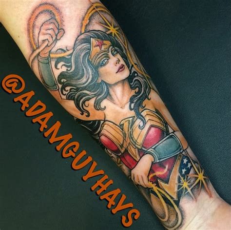 16 Powerful Wonder Woman Tattoos Tattoodo