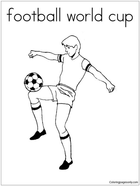 football world cup coloring page  printable coloring pages