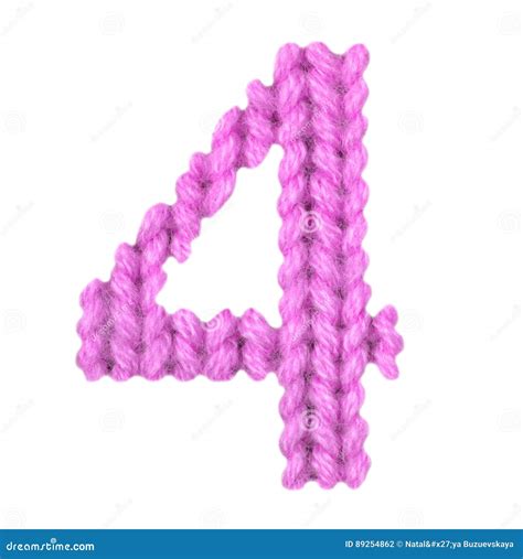 number   alphabet color pink stock photo image  decoration collection