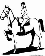 Horse Riding Coloring Rider Pages Drawing Library Clipart Colouring Getdrawings Popular sketch template