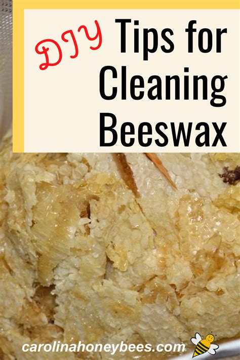 clean beeswax  easy  carolina honeybees beeswax