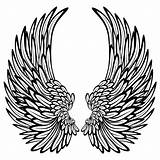 Wings Eagle Drawing Clipartmag Coloring sketch template