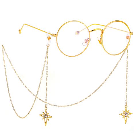 star pendant glasses chain for eyeglass womens glasses chain etsy