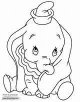 Dumbo Coloring Pages Template sketch template