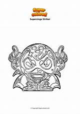 Superzings Striker Colorear Supercolored sketch template