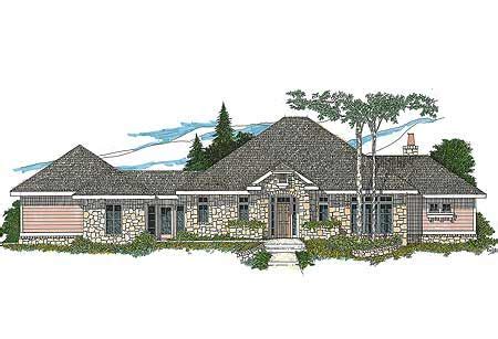 plan rs  level hill country home plan hill country homes country house plans house