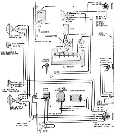 chevy truck dash wiring diagram