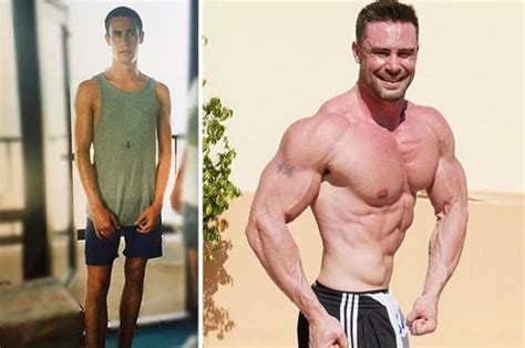 from skinny to ripped man reveals how he packed on 8st of muscle to get shredded body daily star